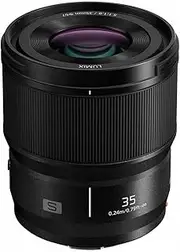 [Panasonic] LUMIX S Series 35mm F1.8 L-Mount Wide-Angle Fixed Focal Length Camera Lens with Dust/Splash/Freeze Resistant Design (S-S35GC)