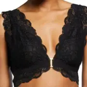 NWT FREE PEOPLE x WE ARE HAH Got Ur Back Bralette Bra Black Lace Size Small