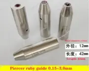 1PC EDM Wire Cut Discharge Machine Drilling Ruby Electrode Guide 0.1-3mm 12X42mm