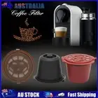 Reusable Coffee Capsule Filters for Nespresso Coffee Machine with Brush Spoon