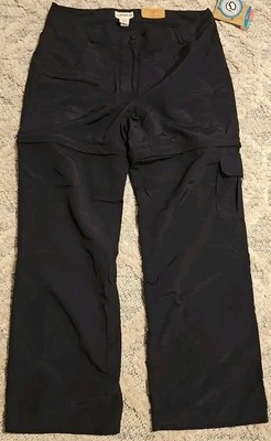 Womens Magellan Fish Gear Convertible Pants Lake Hiking Fishing Trail Camping 12