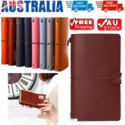 Portable Students School Writing Kraft Paper Notebook Retro Travel Diary Planner