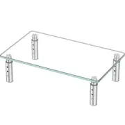 Monitor Stand -3 Adjustable Height Monitor Riser, Computer Monitor Stand, Des...