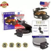 Texas Waffle Maker: Extra Large Non-Stick Grids for Fluffy, Perfect Waffles