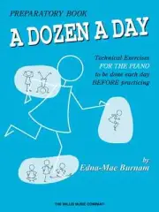 A DOZEN A DAY-PREPARATORY MUSIC BOOK PIANO/KEYBOARD TECHNICAL EXERCISES SALE NEW