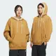 ADIDAS NEW FT GFX HOOD 三葉草 男女連帽上衣-棕黃-IX4216