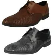 Mens Clarks Bampton Weave Lace Up G Fit Shoes