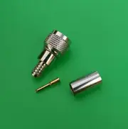 (5 PACKS) Mini UHF Male RG58 RG142 LMR195 Crimp-On Connector - USA Seller