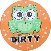 CONGARTENO Dishwasher Clean Reversible Clean Dirty Sign Double-Sided Kitchen Dishwasher Indicator Washing Machine Sign Cleaning Label