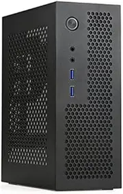 Goodisory A09 Black Mini-ITX 0.8mm SPCC Desktop Computer Case Fit in Flex PSU