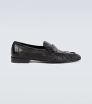 [The Row] The Row Soft leather loafers AU 6 black
