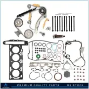 ✅Engine Timing Chain w/ Balance Shaft Kit Full Gasket Set For 07 Chevrolet 2.2L