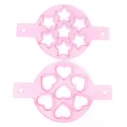 Pancake Pancake Silicone Egg Maker 2 Pack Upgrade 14 Cavity Nonstick Baking S...