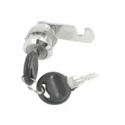 Tool Box Cabinet Locking 19mm Dia Thread Cylinder Cam Lock with Key