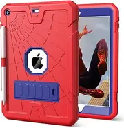 JSUSOU iPad 6th Generation Cases iPad 5th Generation Case for Kids | iPad 9.7 inch Cover w/Pencil Holder&Stand for Boys Girls | Heavy Duty Rugged iPad Case 6th/5th 2018/2017