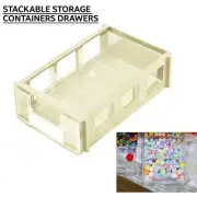 Stackable Plastic Storage Drawers Toolbox Parts Components for Craft Home Office