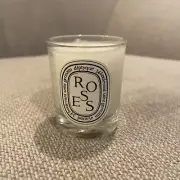 Diptyque Roses Scented Mini Travel Candle 1.23 oz NWOB
