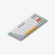 NuPhy Air75 v2 QMK/VIA Wireless White Mechanical Keyboard - Brown Switch [NPAIR75V2WHBW]