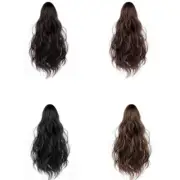 Girls Synthetic Hairpiece Hair Extensions Headwear Curly Wigs Hair Ponytail