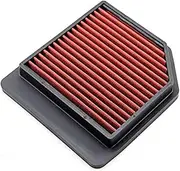 High Flow Air Filter Fits, for Civic, Crossroad FR-V Stream 1.8L Cold Air Intake Filters Washable Reusable Air Filter Activated Carbon Pollen Cabin