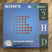 Brand New - Sony HD IBM Formatted 3.5" Floppy Disk, Double Sided, 10-Pack