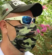 BEST XL L LARGE Army Uniform Camouflage BIG MAN FACE MASK CAMO W/ FILTER+POCKET