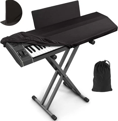 61 Keys Digital Electronic Piano Piano Keyboard Dust Cover with Music Stand O