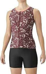 [arena] FLA-2929W Women's Fitness Swimsuit, Large Color Snap Separates (Insert Fit Pad)