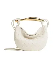Bottega Veneta Intrecciato Mini Sardine Bag One size chalk white