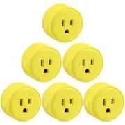 6-Pack Smart Plug Work with Alexa, Mini Smart Outlet Wifi Plug, Yellow Finish