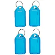 J.Burrows Key Tags Blue 4 Pack