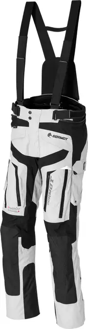 Germot InsideOut, textile pants waterproof , color: Light Grey/Black , size: XL