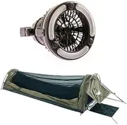 Adventure Kings 2in1 LED Light Fan Hook & Stand Mount+ Single Swag Kwiky Canvas