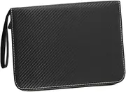 Kisangel Cards Binder Storage Organizer for Game Cards with Removable Sleeves Scratch Resistant Design and Desktop Organization