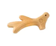 Antler Dog Chew Toy Teeth Grinding Bite Resistant Boredom Relief Antler Pet Teething Stick for Small Medium Large Dogs L 7.1in