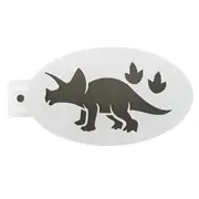 Face Painting Stencil - S05 Triceratops Dinosaur