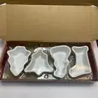 William Sonoma Holiday Ceramic Ramekins Set of 4 New