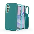 for Galaxy A35 5G Case, Heavy Duty Protective Case with [3 Layers] Blue/Azure
