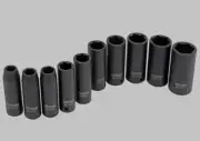 Craftsman EVOLV 10 pc Deep Impact Socket Set, 1/2" Drive (SAE 7/16" to 1") 16886
