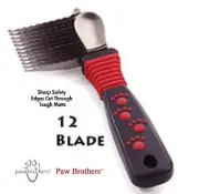 PET Grooming DEMATTING COMB DOG CAT Mat Breaker Matbreaker Razor RAKE 12 Blade