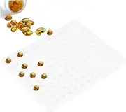 Capsule Filling Machine with Spreader 100 7mm Holes Empty Capsules Filler Manual Capsule Holes Filling Tray for Small Factory Pharmacy Sample Room Lab Hospital Family