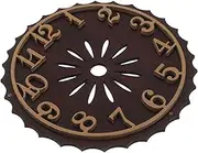 JUMPLAWN Cuckoo Clock Dial Face Wall Clock Parts Stylish Vintage Look Easy to Install Multiple Styles