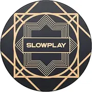 SLOWPLAY Nash Ceramic Poker Chips in Bulk, Casino Grade Ceramic 12-Gram Poker Chip for Texas Hold'em, 43mm Professional Chips Pack of 50 (Black)