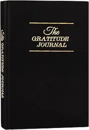 Meunmro Gratitude Journal, Undated Life Diary with Prompts, Daily Mindfulness Guided Diary for Gratitude, Positivity, Happiness, Self-Reflection (Black)