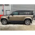 LAND ROVER DEFENDER L663 110 荒原路華 路虎新衛士 側面車側英國旗車貼車標 透明底黑標彩標