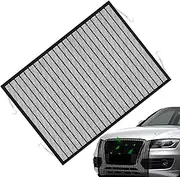 Car Grill Mesh - Front Bumpers Grills, 110cm Grille Insert Bumper - Nylon Automobile Protector for Radiator and Water Tank, Elastic Weave & Boosts Airflow for Sedans, MPVs, RVs & Daily Driving - Black