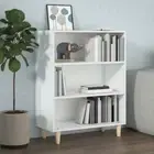 High Gloss Sideboard Buffet Cabinet Storage Wooden Rack Display Book Shelf White
