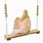 Chicken Swing Toy for Coop Handmade in USA!!! Natural Safe Wooden Accessories...