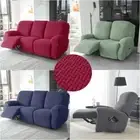 Split Jacquard Recliner Sofa Cover Spandex Lazy Boy Chair Cover 1 2 3 Seater