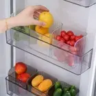 Fridge Side Door Fridge Organizer Rack Large Opening Food Storage Box Kitchen